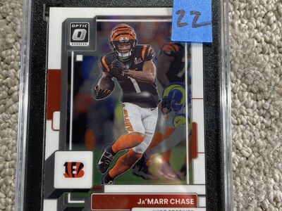 JaMaar Chase Cincinnati Bengals graded slabs 9.5