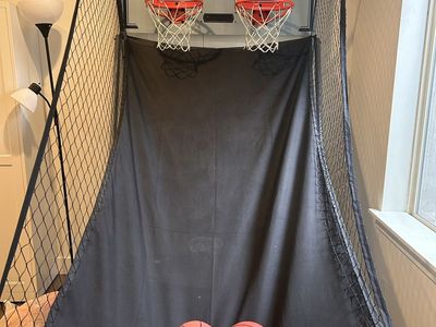 Lifetime Double Shot Indoor Arcade Basketball Game with 6 Balls