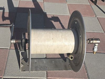 Titan 4812H Aluminum Hose Reel, a manual-rewind