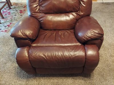 Leather rocker/recliner. Must sell this weekend