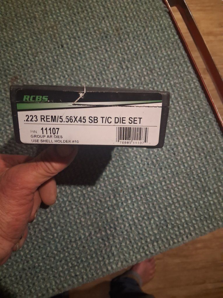 rcbs .223 rem 5.56x45 sb tc dies set