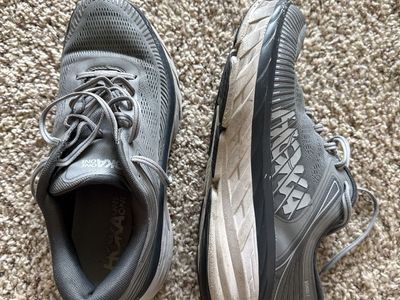 Hoka One One Bondi 7 Men's Running Shoes Size 9.5 Gray