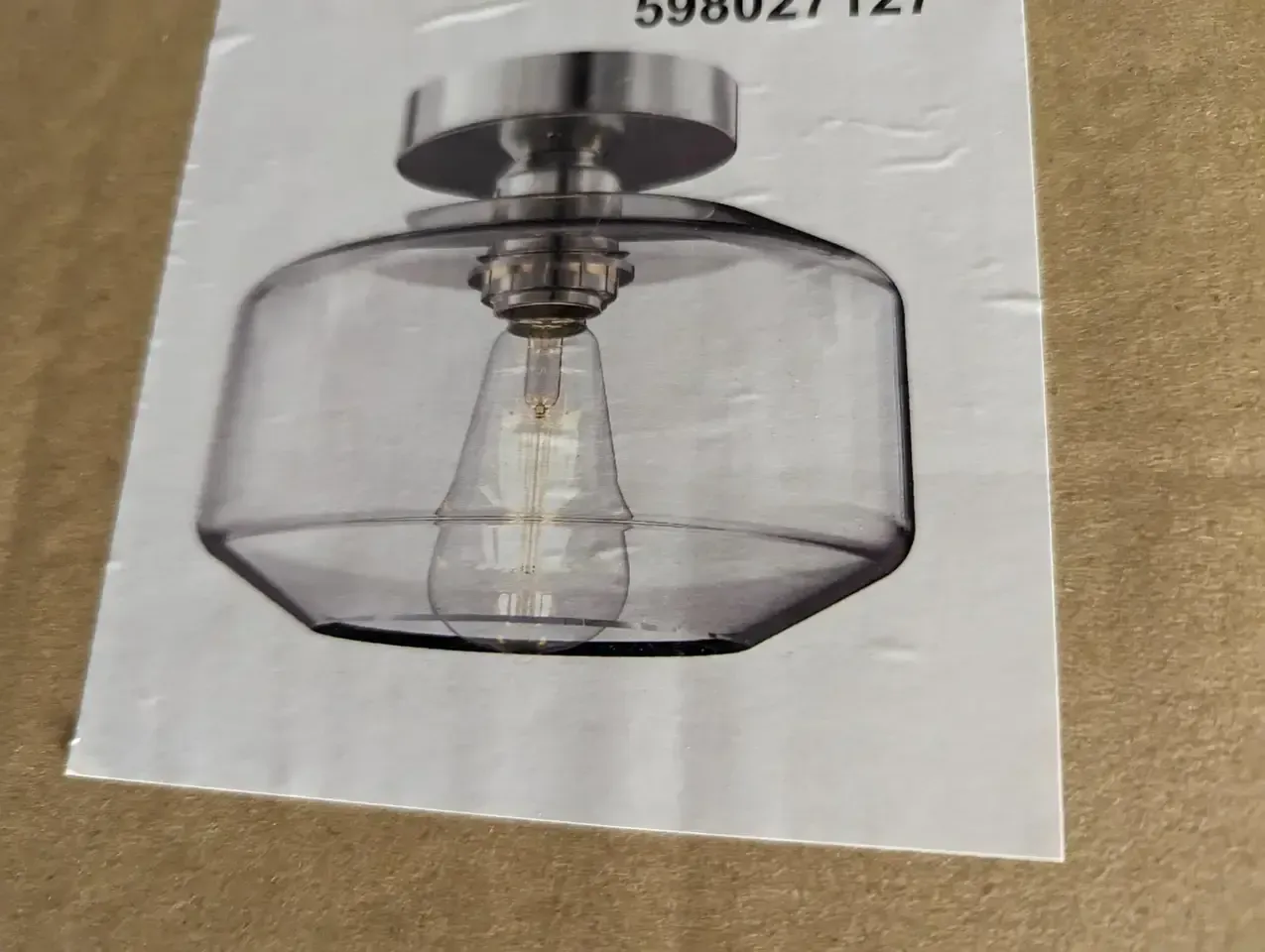 Flush Light Mount: Brand New