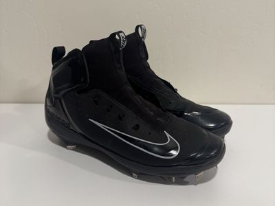 Nike Alpha Huarache Elite Baseball Cleats Black Size 11.5 Metal Spikes Used Twice
