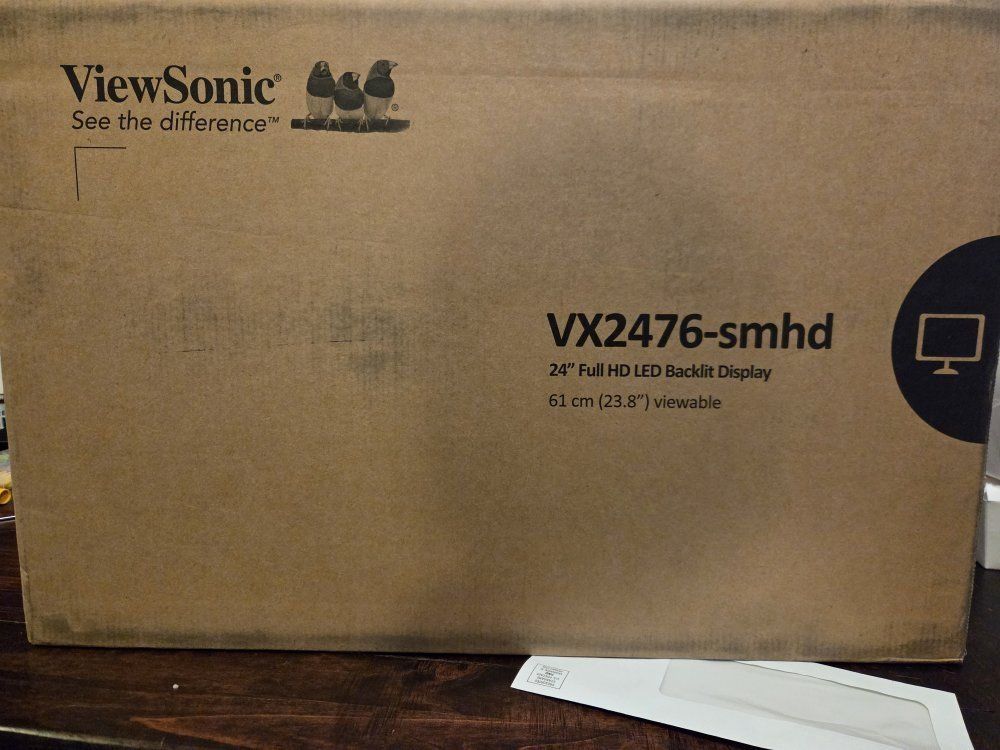 ViewSonic VX2476-smhd 24" Full HD LED Backlit Display Monitor