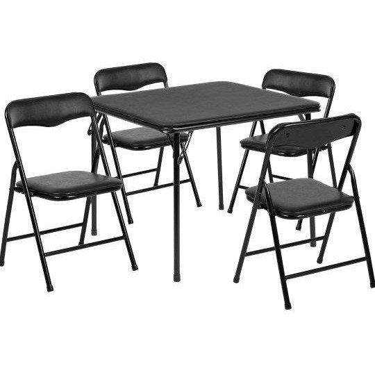 New! Childs Toddlers Folding Card Table & 4 chai