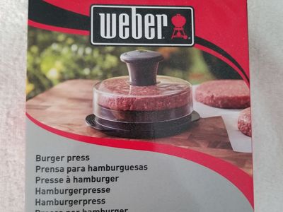 Weber Burger Press New In Box