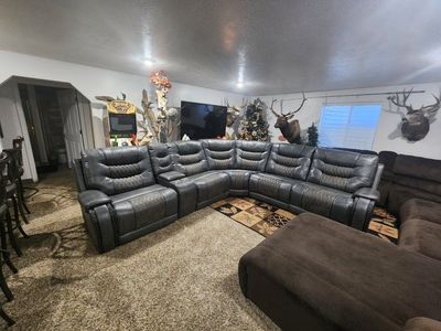 leather sectional