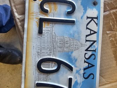 Vintage 2005 Kansas Truck License Plate - SC 1691