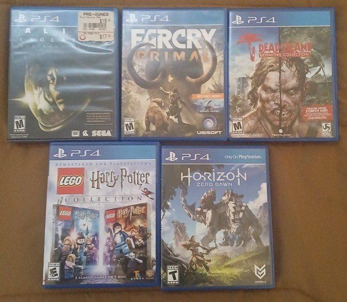 PS4 Games $4 each