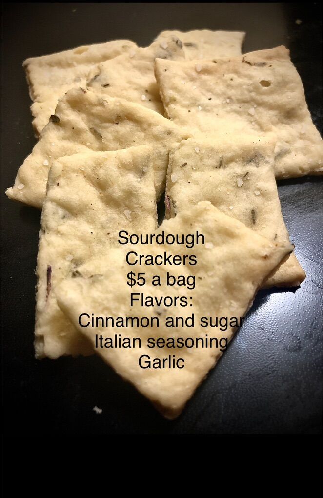 Sourdough Crackers And Bread