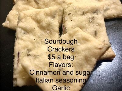 Sourdough Crackers And Bread