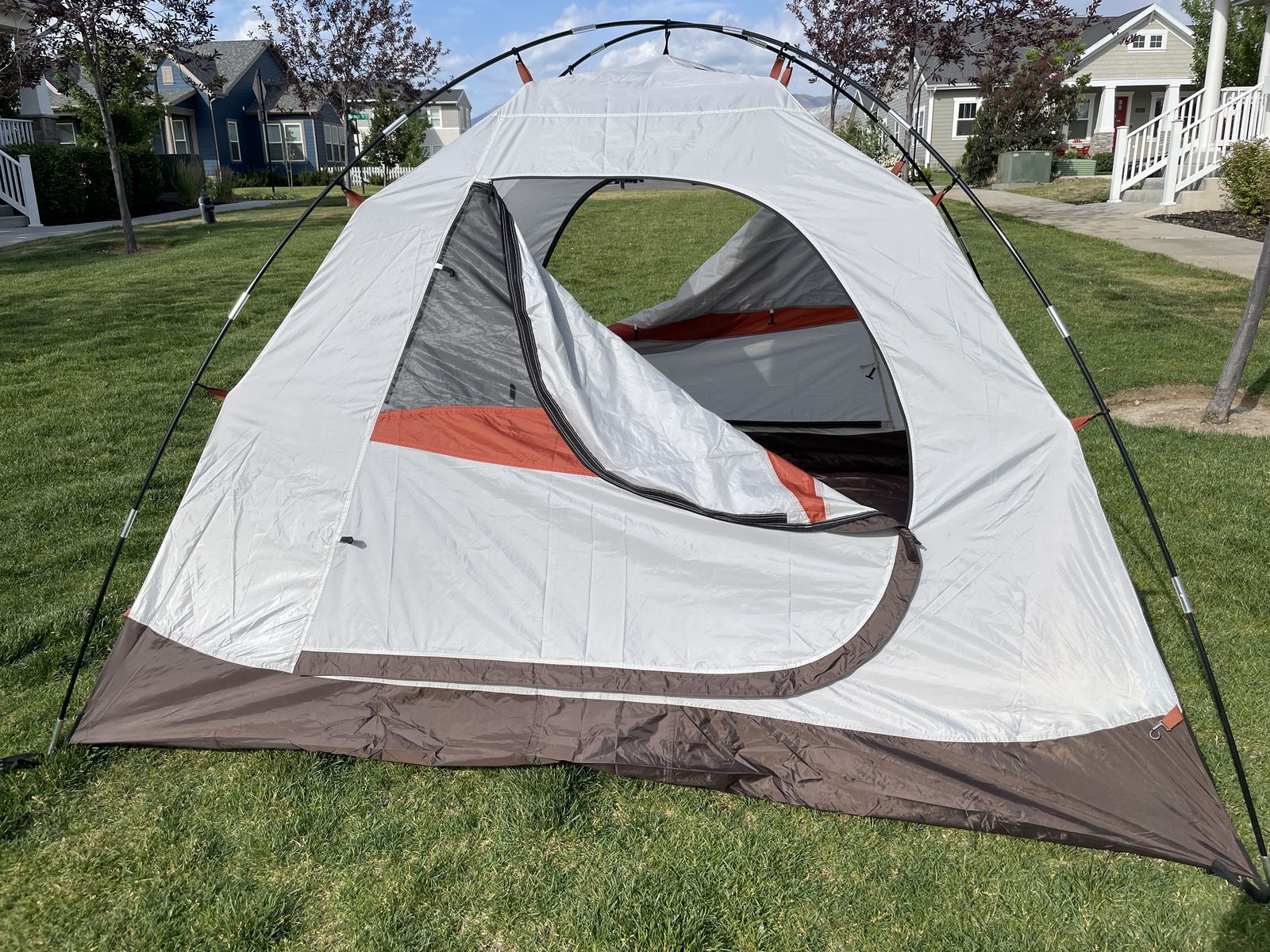 Alps Mountaineering Meramac 4 Person Tent with Rain Fly and Ground Cover