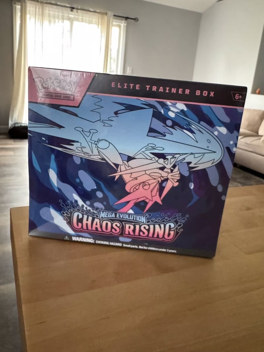 Pokemon TCG Elite Trainer Box: Mega Evolution Chaos Rising