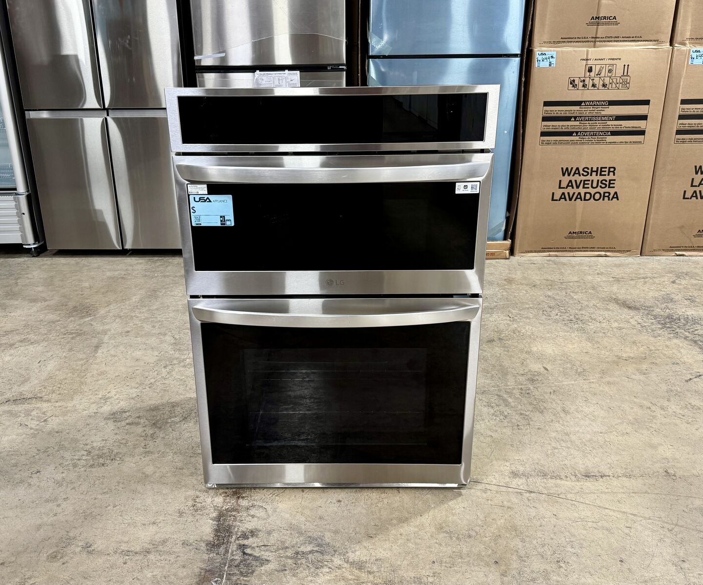 NEW LG WALL OVEN COMBO WITH AIR FRY & STEAM SOUS VIDE