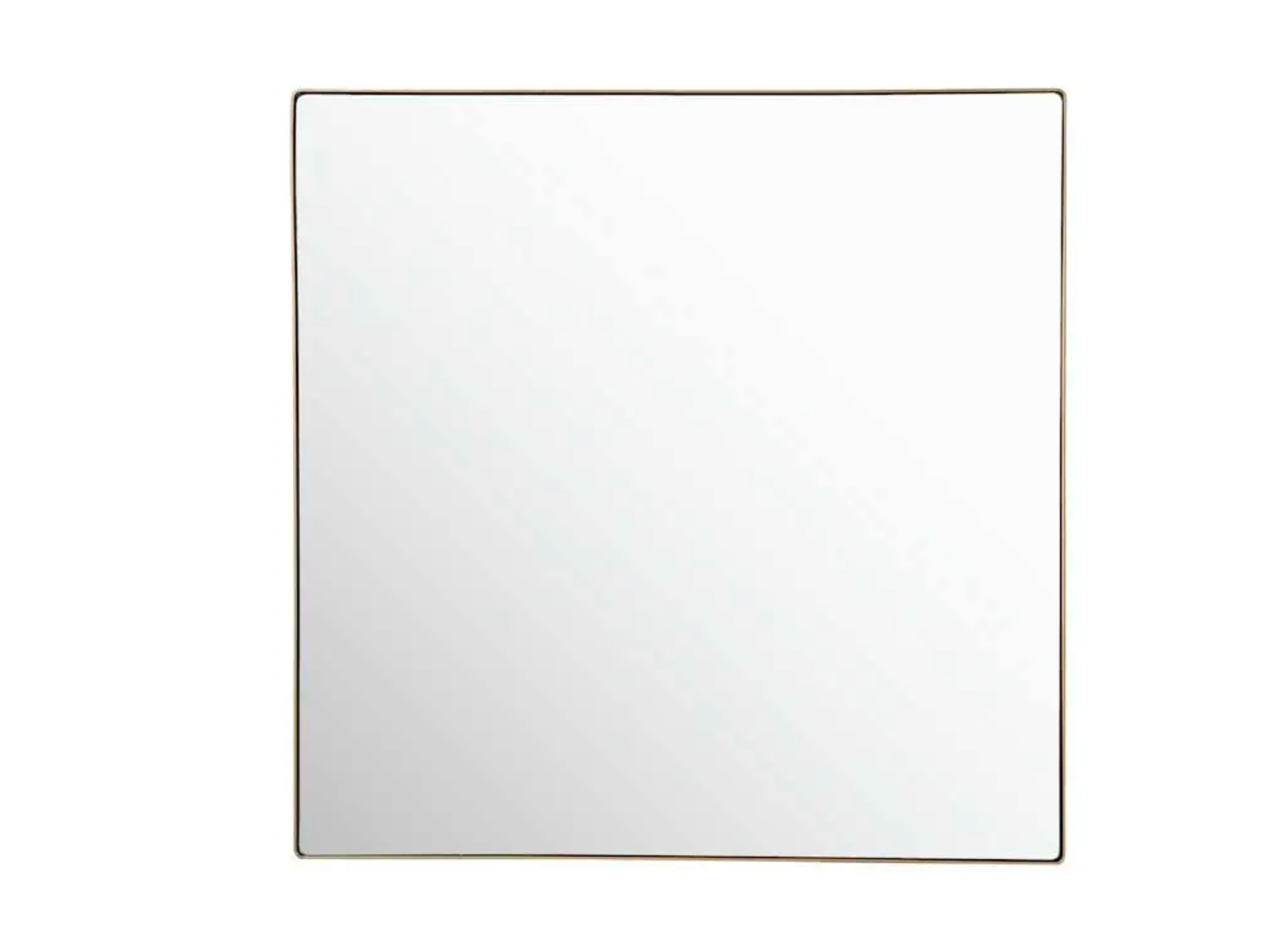 New in Box Varaluz Kye 40" Square Flat Steel Framed Accent Mirror