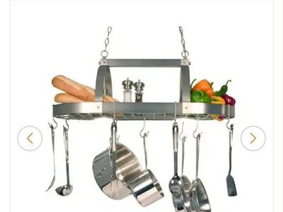 Elegant Designs Lighted Pot Rack