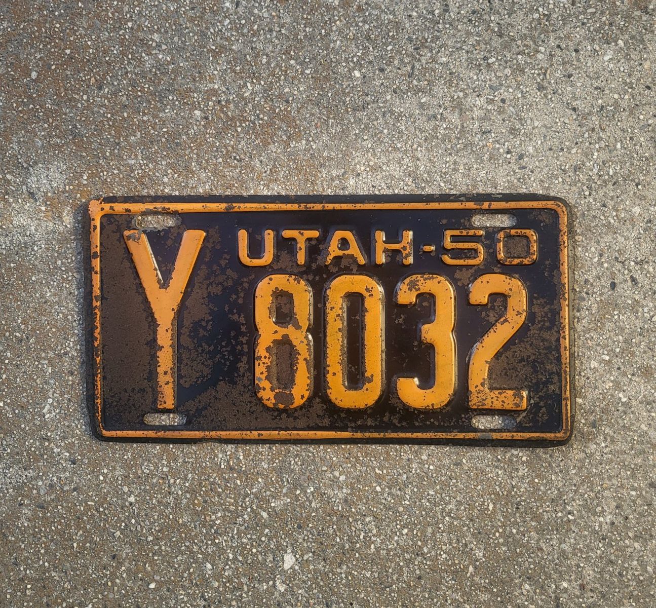 1950 Utah license plate