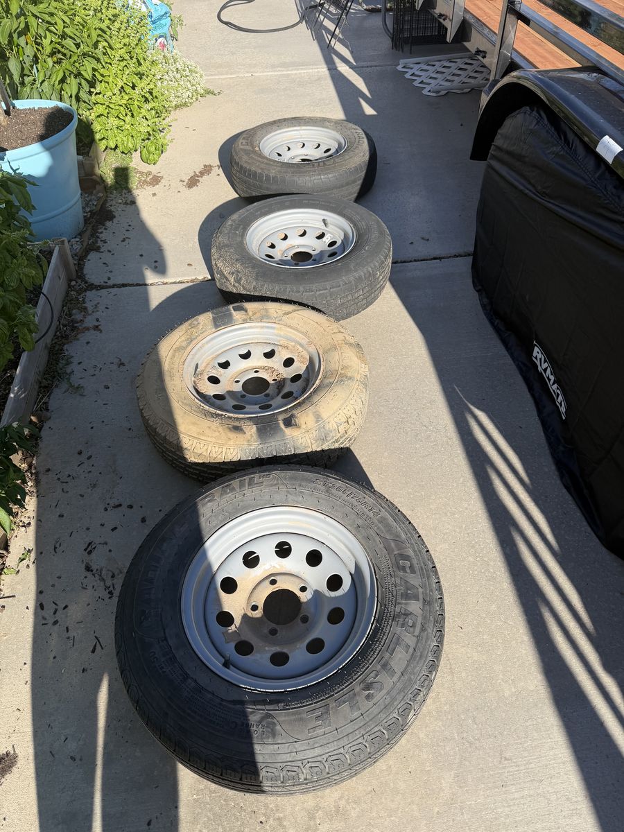 205/75/R14 Trailer Tires and wheels