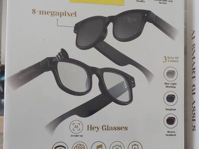 Camera Video Recording Smart Sunglasses AI Glasses for Men Women with 1080P Hidden Camera Bluetooth Record Video and Audio