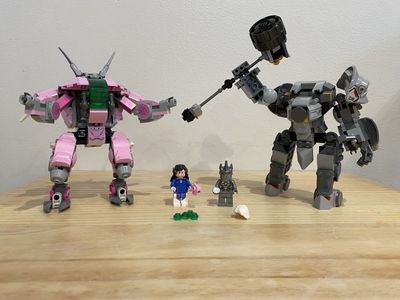 RARE and Retired! Lego Overwatch 75973 D.Va & Reinhardt