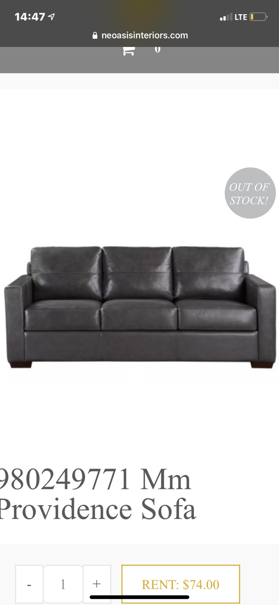 2 NEW COUCHES JUST UNBOXED NEED GONE ASAP