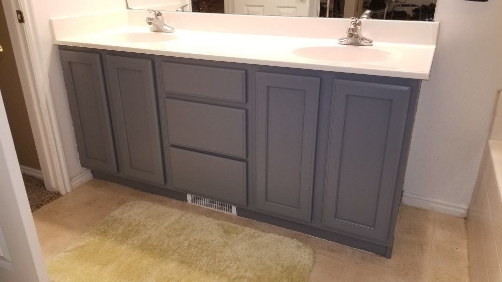 Double sink vanity - install ready