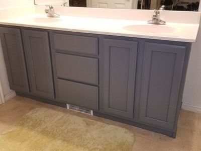 Double sink vanity - install ready