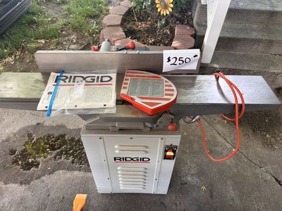 Rigid jointer 6-1/8” jointer/ planer