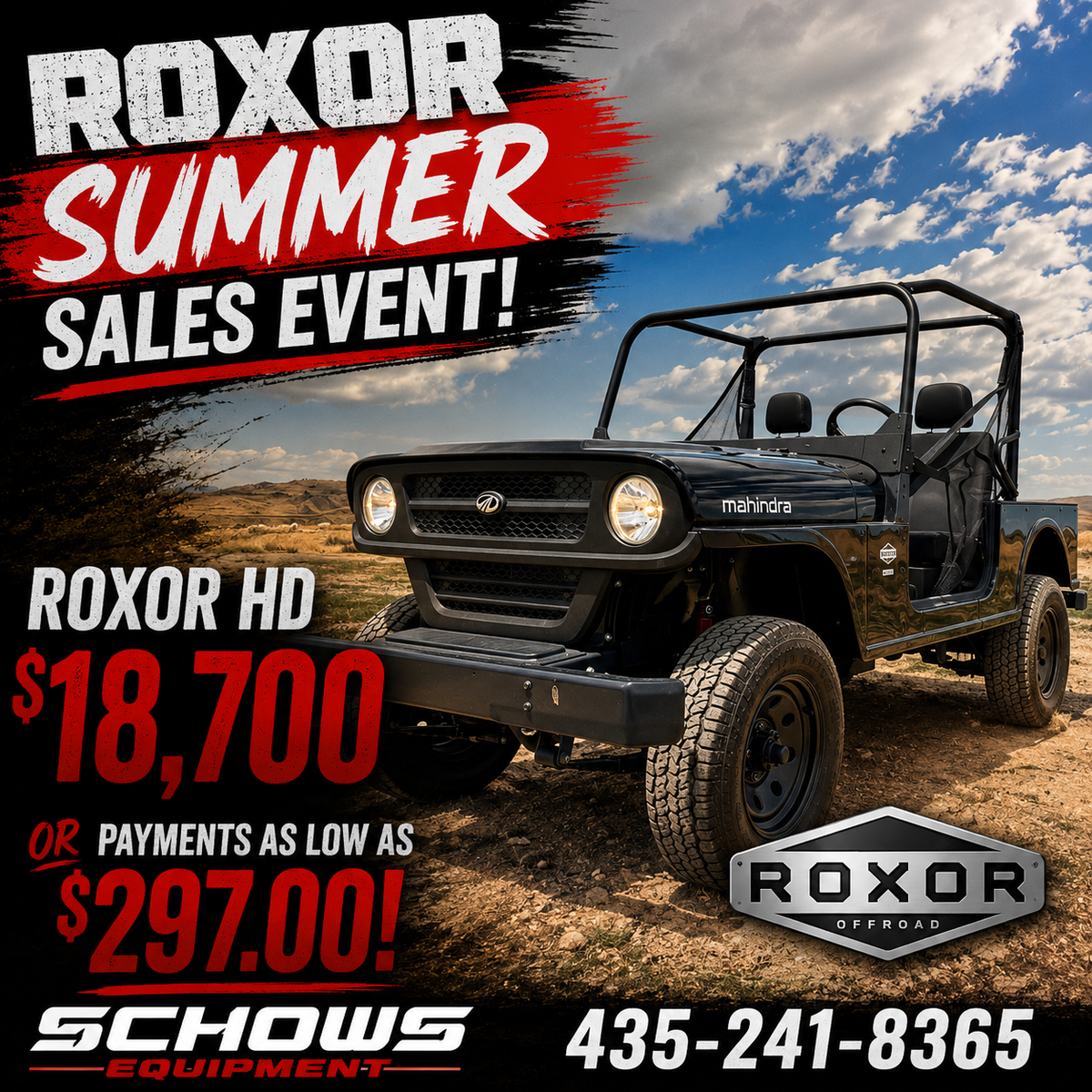 2026 MAHINDRA ROXOR HD