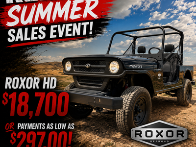 2026 MAHINDRA ROXOR HD