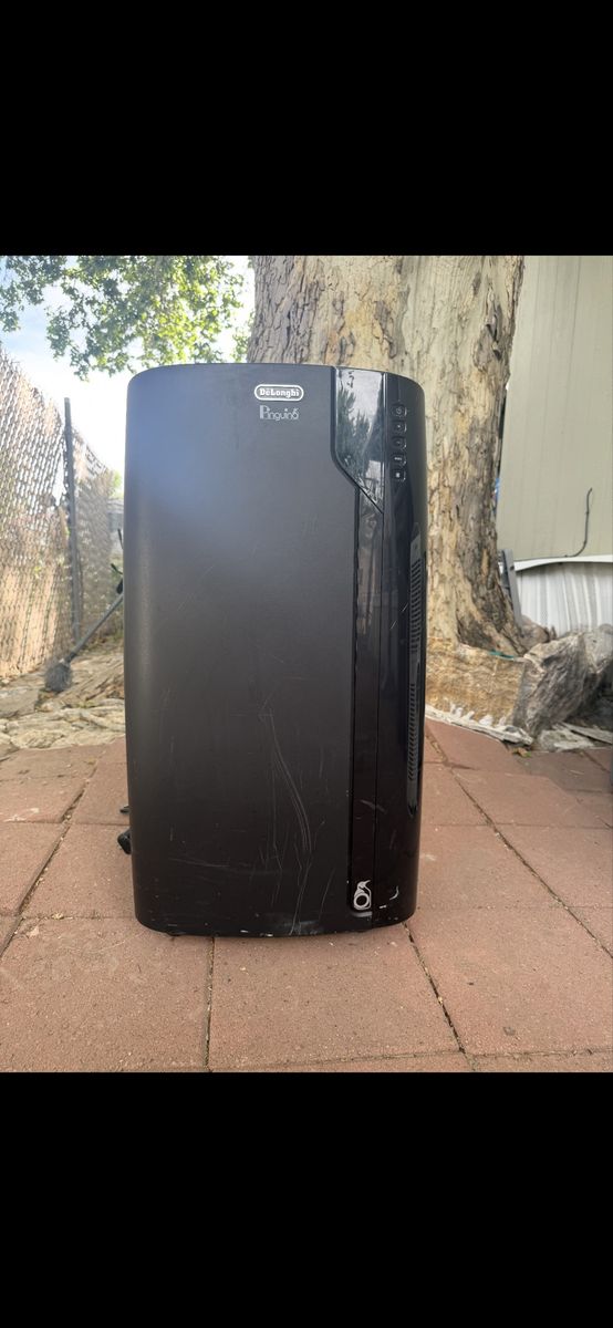 De'Longhi Pinguino Portable Air Conditioner - Black, Powerful Cooling Unit