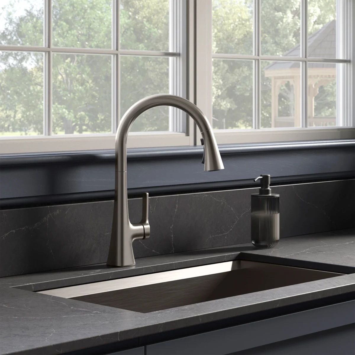 Kohler Guild Pull Down 3-Function Kitchen Faucet R33912 #102036