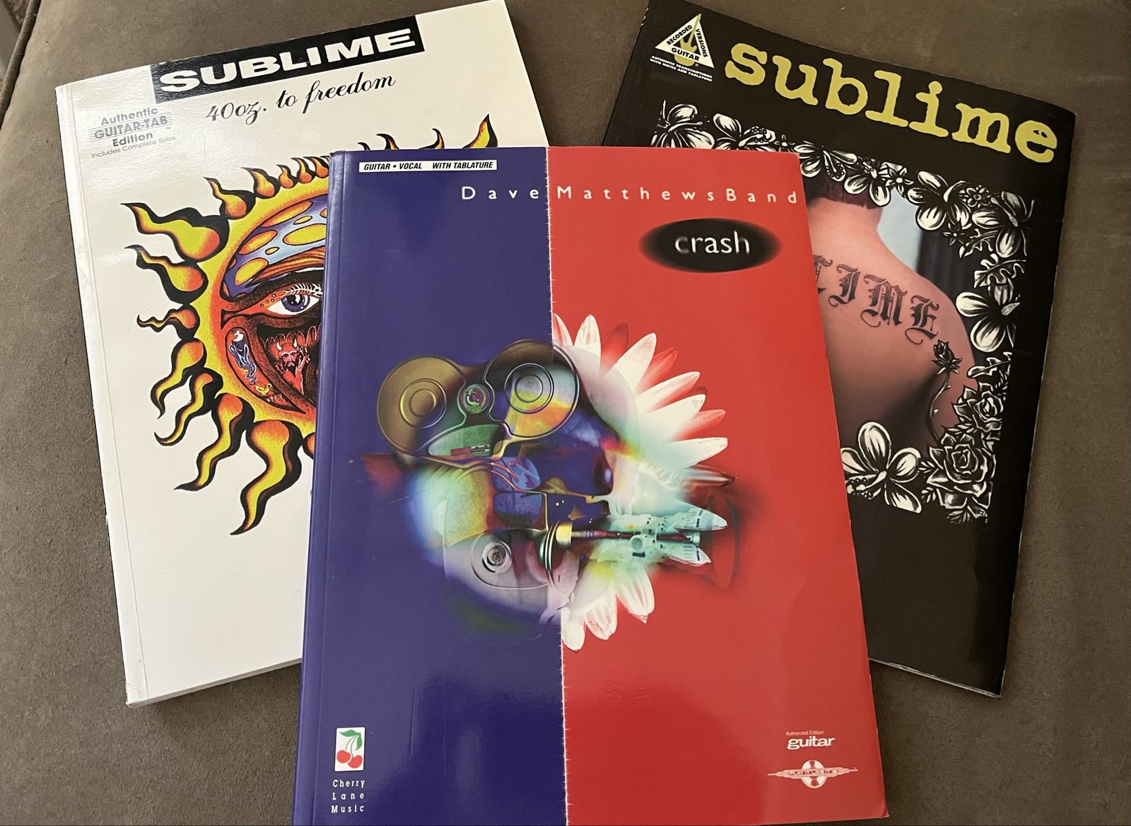Guitar/Vocal Tablature Sheet Music Books (3)