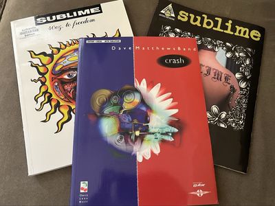 Guitar/Vocal Tablature Sheet Music Books (3)