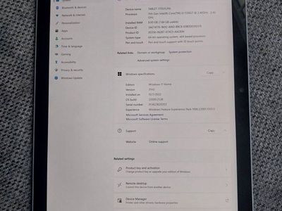 Microsoft Surface Pro 7+ i5-1135G7 8GB RAM Platinum