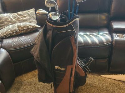 RH mens golf club set, Wilson bag, Nitro clubs