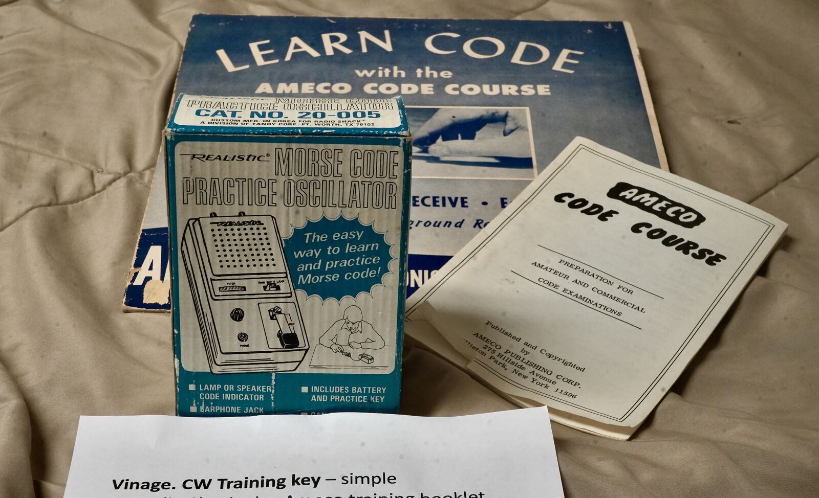 Vinage. CW Training key – simple