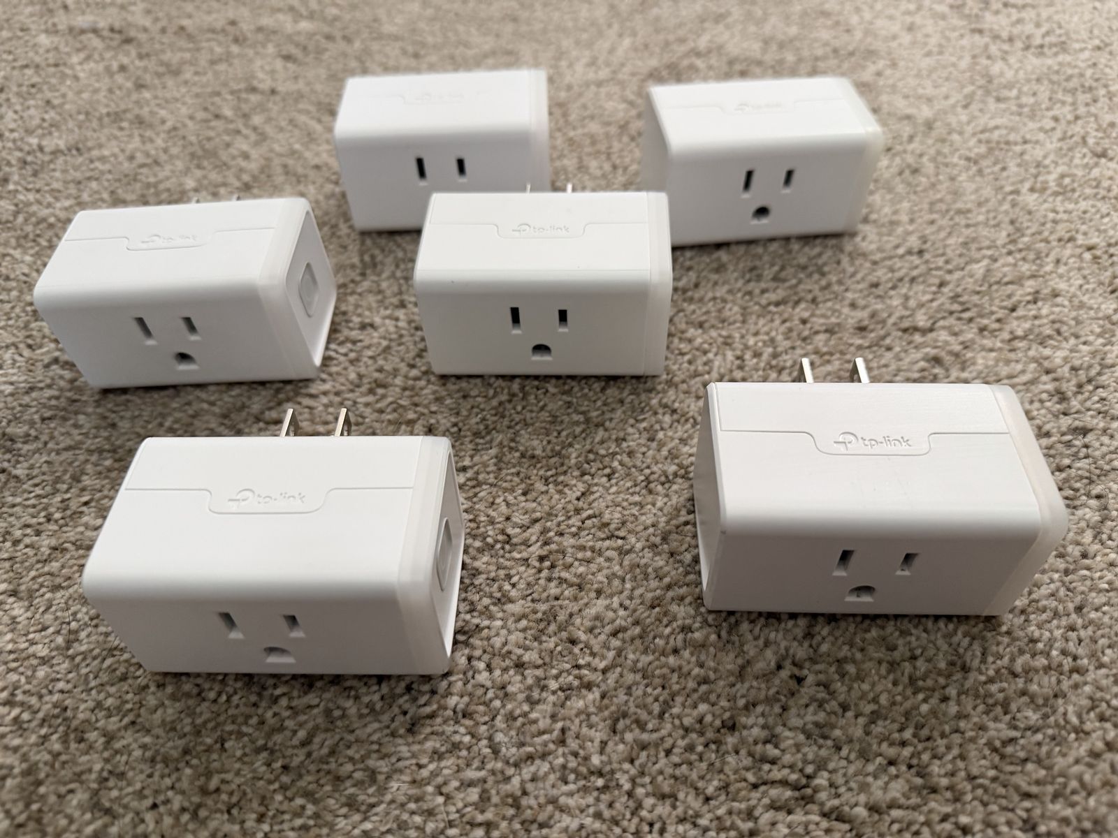 TP-Link Kasa Wi-Fi Smart Plug Slim Edition KP100 - set of 6