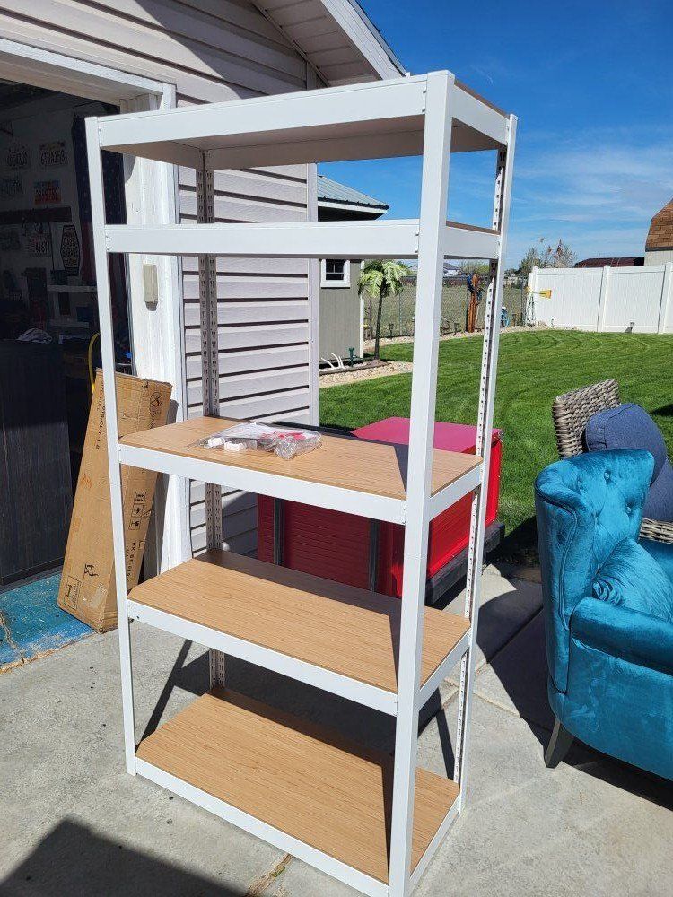 5 Tier Metal Shelving Unit w/Adjustable Shelves***