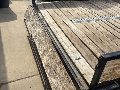 Utility Trailer with Wood Deck & Removable Sides - Great for Hauling