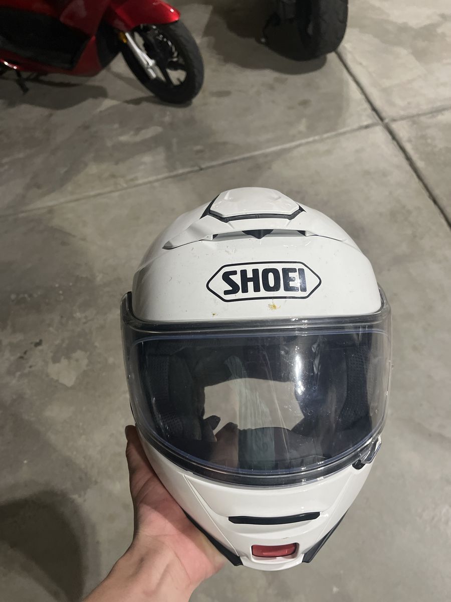 SHOEI Neotec II Modular Motorcycle Helmet - White, DOT Certified