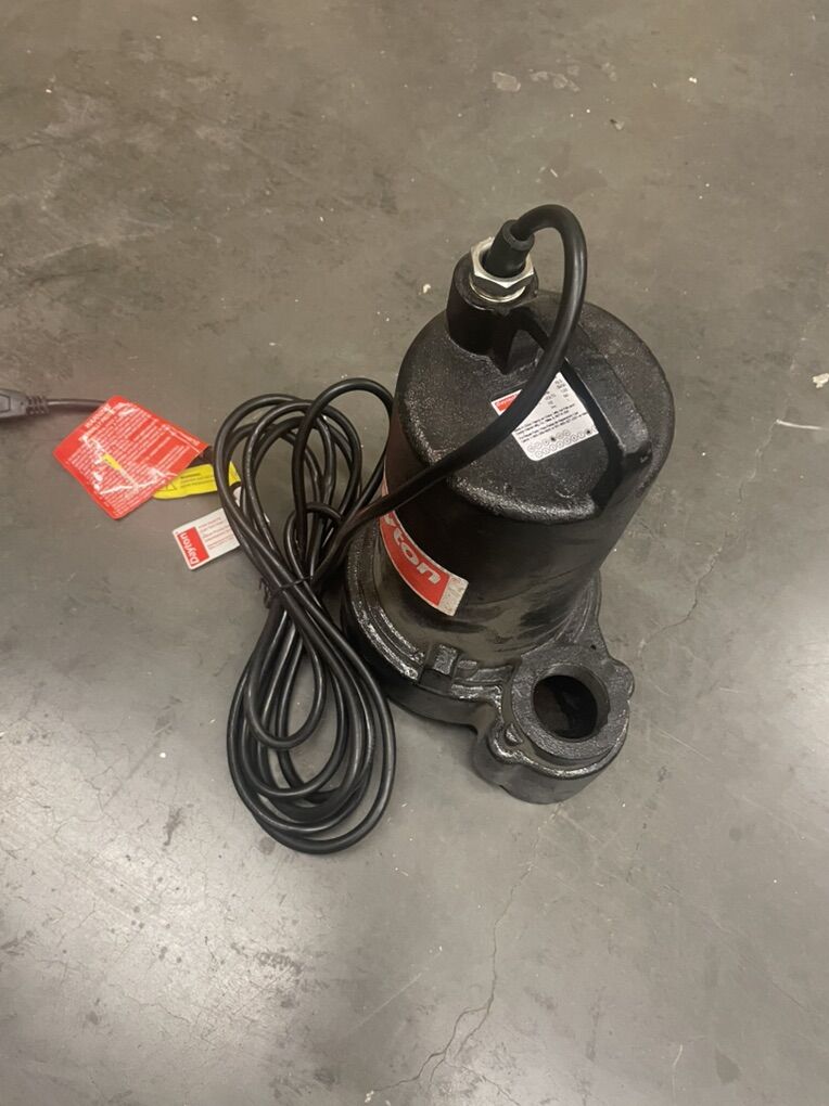 New 3/4HP Cast Iron Sump Pump