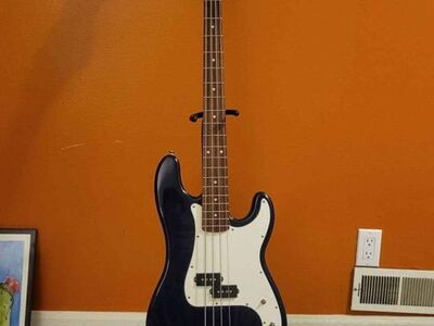 Fender Bass Guitar Squier Navy Blue 20th Annv.