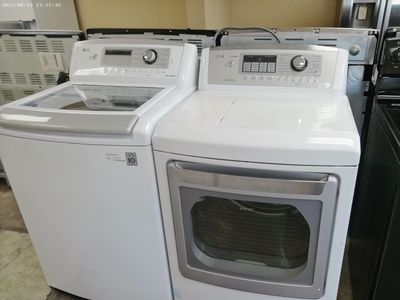 LG Washer and Dryer- Top Load Washer, Electric Dryer~90 Day Guarantee
