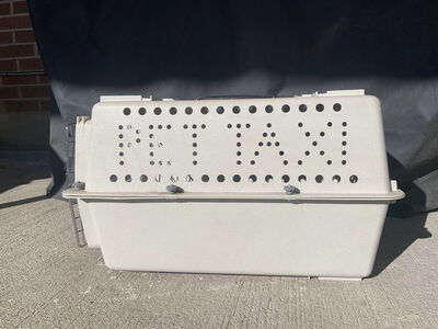 Cat carrier & supplies