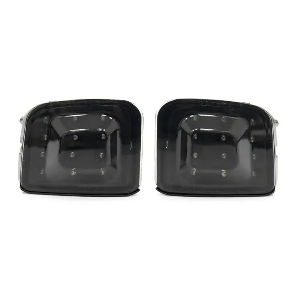 SubiSpeed USDM LED Front Turn Signal Housings Dark Smoke Lens for 2015-2021 WRX & STI WRX STI WRXSTI 15WRXFTURN-SB