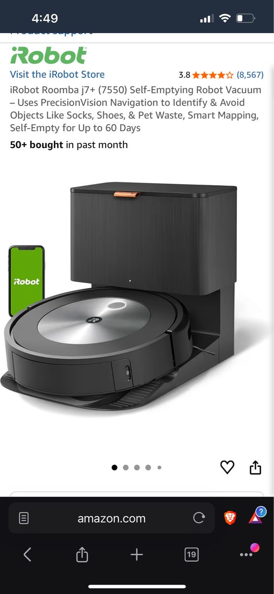 iRobot Self Emptying Vacuum