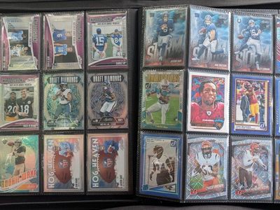 Huge Collection of Football Cards - Rookies, Inserts, & Numbered Autos - Both Panini and Topps Cards.