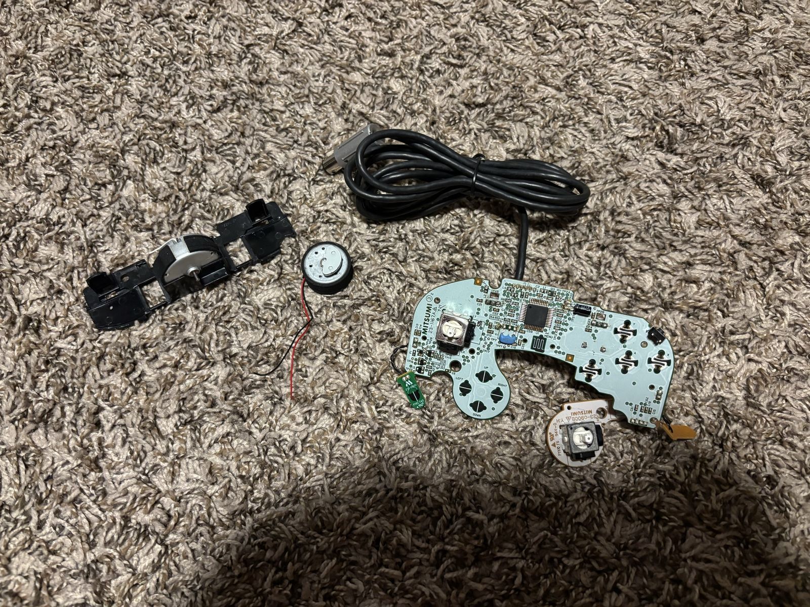 OEM Nintendo GameCube Controller Internal Motherboard Cable & Parts T3 Board